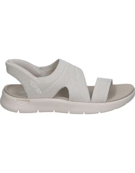 Sandalias Slip Ins De Mujer Skechers 141482-nat Color Blanco 40