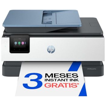 Impresora HP OfficeJet Pro 8125e Color WiFi Dúplex 4800x1200DPI Azul + 3 Meses de Instant Ink Gratis