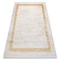 alfombra moderna duke 51524 crema  dorado - estructura griego estruc 200x290 cm