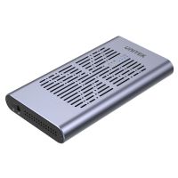 caja externa ssd unitek s1206a m2 aluminio negra y gris usb4 gen 2x2