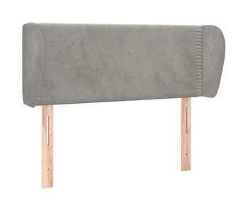 Vidaxl cabecero de terciopelo gris claro 103x23x78/88 cm
