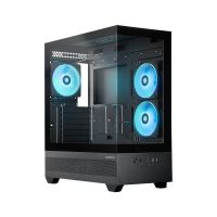 caja pc chieftec gt-01b-op midi tower negro rgb
