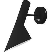 lampara aplique de pared  - narn   negro