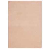 alfombra de pelo corto suave lavable huarte rosado 240x340 cm vidaxl