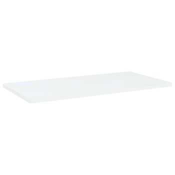 4 Uds Estantes Para 4 Uds Estantería | Librería | Armario De Libros Contrachapada Blanco 60x30x1,5cm