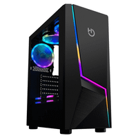 caja semitorre hiditec v20 negra sf ventana cristal templado usb30 argb