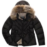 blauer abrigo alicia para mujer