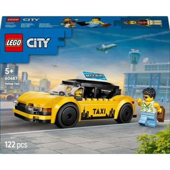 LEGO City Taxi Amarillo 60487 122 piezas