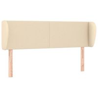 cabecero cama  panel de cabecera de tela color crema 147x23x7888 cm