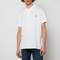 polo ralph lauren cotton-pique polo shirt - m