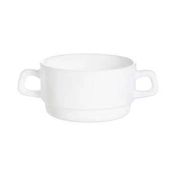Set 6 Tazas Consomé Opal 6 Piezas - 31cl Arcoroc Restaurant - Blanco Apto Microondas