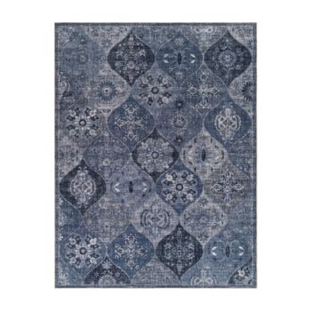 Alfombra lavable Sami azul 200x280 cm