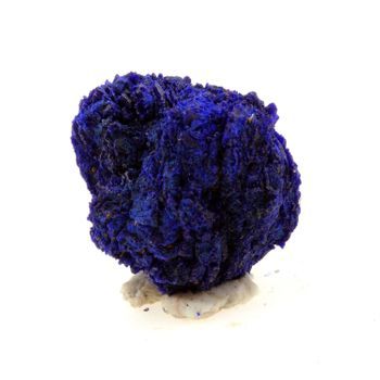 Chessylite - Pierre Natural De Francia, Chessy -les -mines - Azurite Cristal Multicolor | 28.77 Ct - Certificado De Autenticidad Incluido | 17 X 14 X