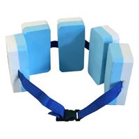 cinturon flotacion infantil softee - promueve seguridad y aprendizaje - talla unica - blancoazul