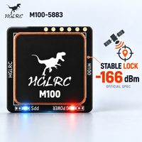 modulo gps hglrc m100-5883 con chip m10 y brujula 115200bps salida 10hz para fpv ala fija uav avion rc 1pc 3pcs