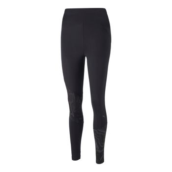 Puma Graphic Highwaist 7/8 Malla Mujeres-Negro