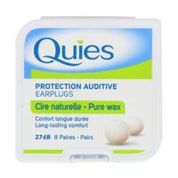 quies natural wax earplugs