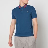 vivienne westwood classic cotton-pique polo shirt - m