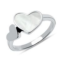 anillo corazones de plata 925 grabable