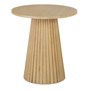 Mesa de comedor redonda de mango macizo Ø70 cm