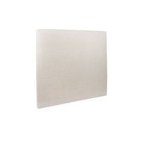 cabecero tapizado de 140 cm - tejido rizado beige claro