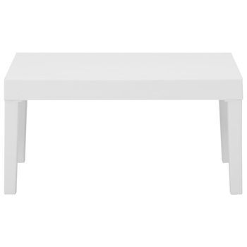 Mesita De Jardín | Mesa De Exterior De Plástico Blanco