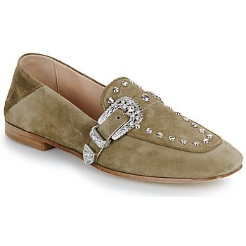 Fru.it Mocasines 8679-586-CUOIO-NATURALE-VELOUR-PLANET para mujer