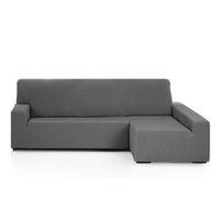 funda de sofa chaise longue modelo emiliacolor - gris posicion chaise longe - brazo derecho largo