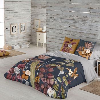 Funda Nórdica Azalea Dark 100% Algodón Cama 135