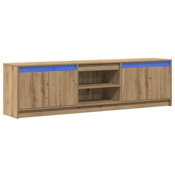 Unidades De Tv 2 Uds | Mueble De Salón | Gabinete De Tv Marrón 180 X 34 X 50 Cm