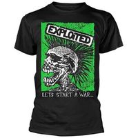 the exploited camiseta lets start a war para mujer