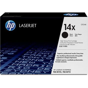 HP 14X Tóner Original Laserjet Alta Capacidad Negro