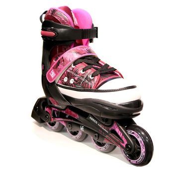Patines En Linea Ajustables Krf Jungle Pink