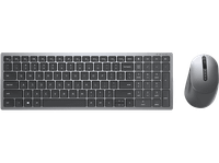 pack teclado  raton - dell km7120w inalambrico pilas aa bluetooth 36 meses autonomia gris titanio