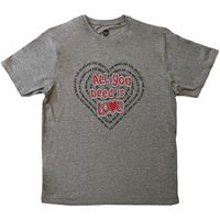 the beatles tops y camisetas all you need is love para mujer