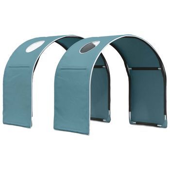 Túnel De Cama Para Literas Infantiles 2 Uds. Azul Claro Vidaxl