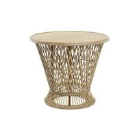 mesita auxiliar bambu 60x60x52 natural