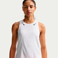 nike aeroswift  camiseta de running mujeres - blanco negro