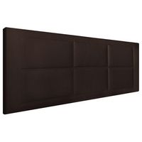 cabecero tapizado zoe cabezal acolchado  tapizado en polipiel de alta gama  color chocolate  medida 155x55x3cm cama 150160 cm