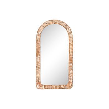 Espejo Ratan Cristal 61,5x7x117 Natural