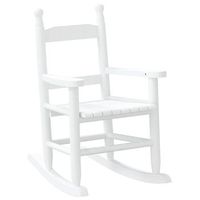 mecedora para ninos madera maciza de alamo blanca vidaxl