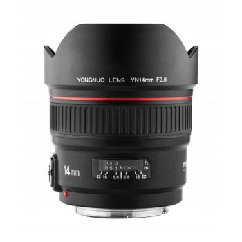 Objetivo Yongnuo YN 14 mm f/2,8 sin estabilización Montura Canon EF