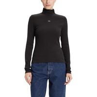 calvin klein jeans jersey ls woven label turtl lv047d203g para mujer
