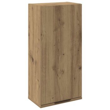 Armario De Baño De Pared Roble Artisan 32x20x67 Cm Vidaxl