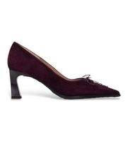 hispanitas para mujer hi264951 zapatos de piel paris burdeos 38 3 a 5cm ninguno fiesta granate