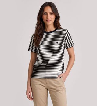 Weekend Max Mara para mujer. 2625976031650 Camiseta Wkdvenaco marino (L), Casual, Algodón, Manga corta