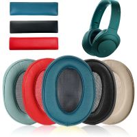 almohadillas para los oidos sony mdr-100abn wh-h900n funda para auriculares almohadilla de esponja para haz de cabeza orejeras de cuero