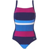 Modern Stripe Chlorine Resistant Moulded Cup Swimsuit