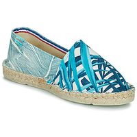 art of soule alpargatas leaf-blue para mujer