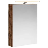 armario con espejo de bano  mueble de bano madera vieja 50 x 145 x 70 cm